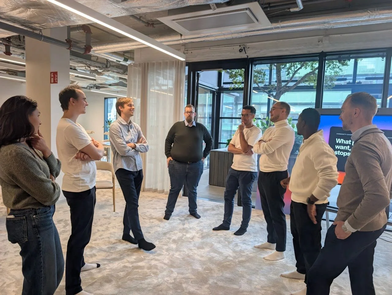 Community session at the Lovable office