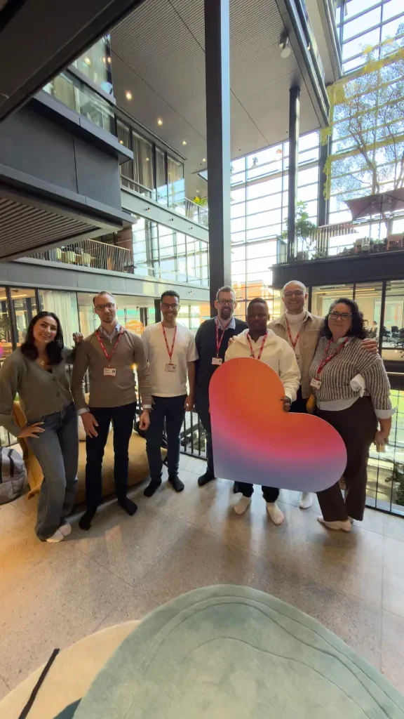 Group photo in the Lovable atrium